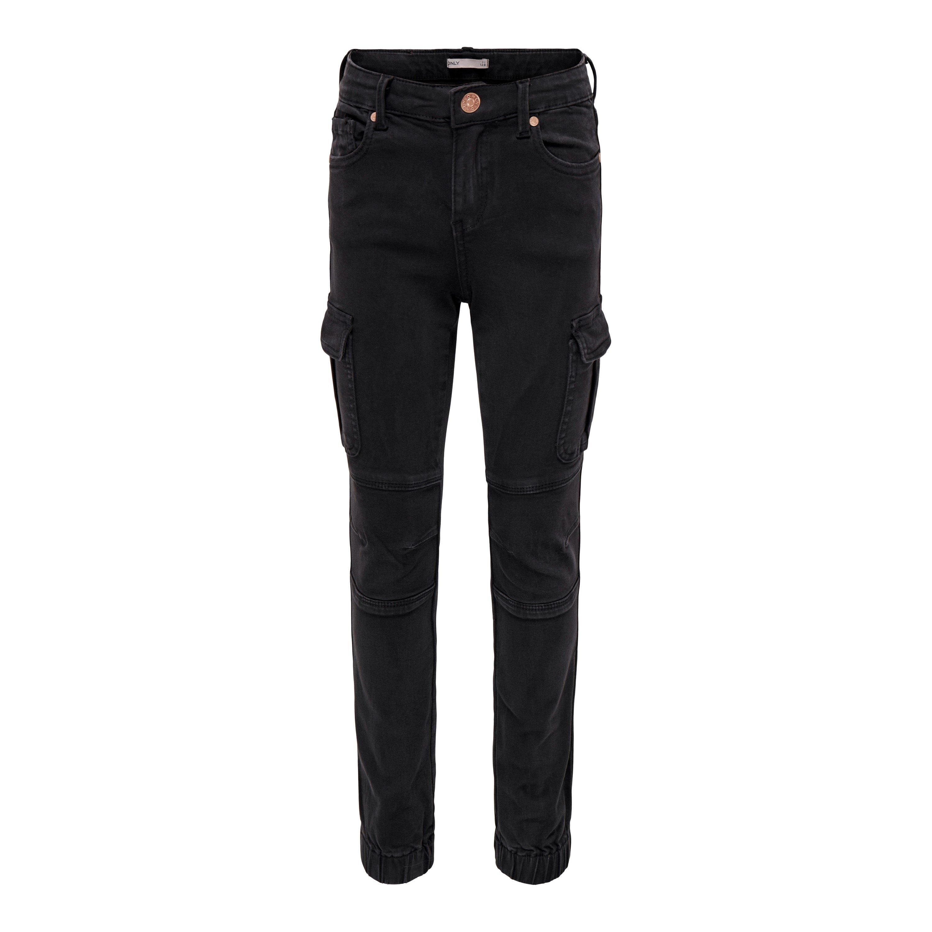 Black - Only - Cargo Trousers - 3