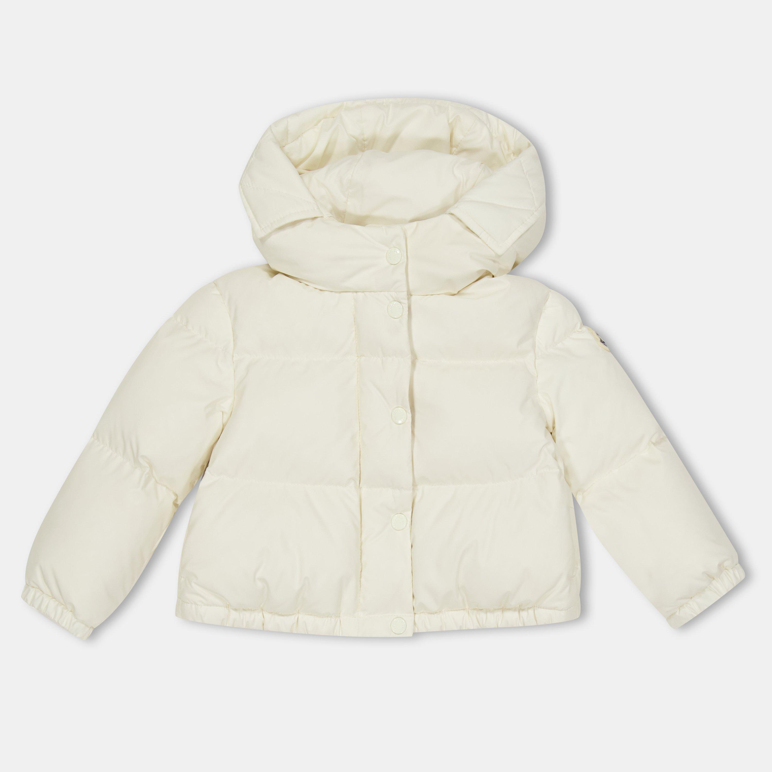 Moncler Kids' Down Water-Resistant Medium Puffer Jacket - White 034 - Size 2Y