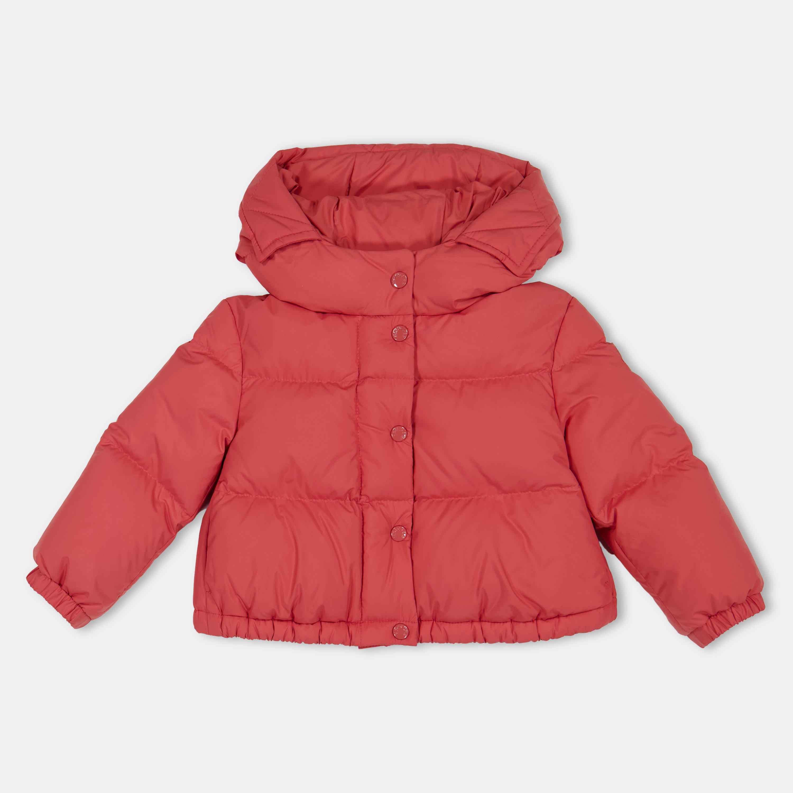 Moncler Kids' Down Water-Resistant Medium Puffer Jacket - Geranium 56H - Size 18-24 Mnth