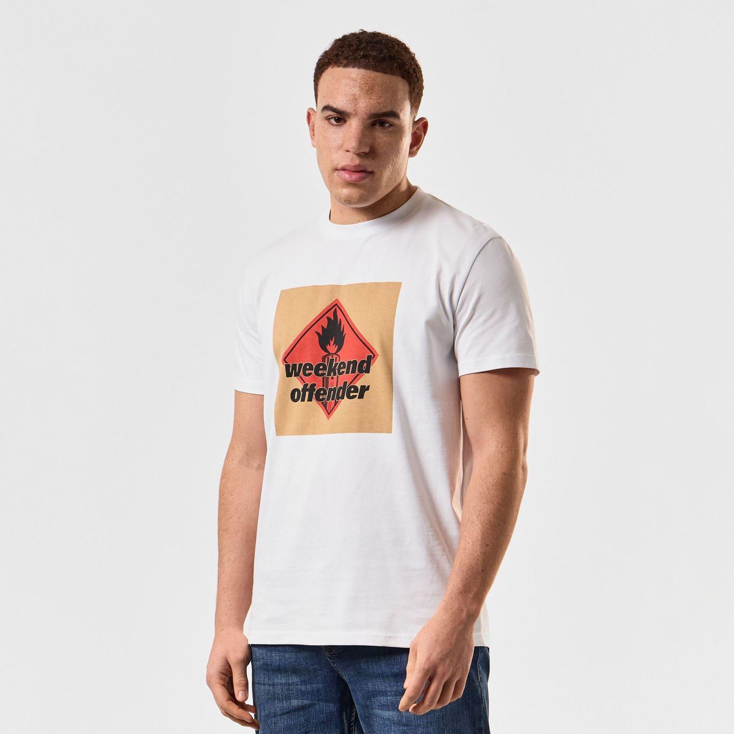 Weekend Offender Blue Line Graphic T-Shirt