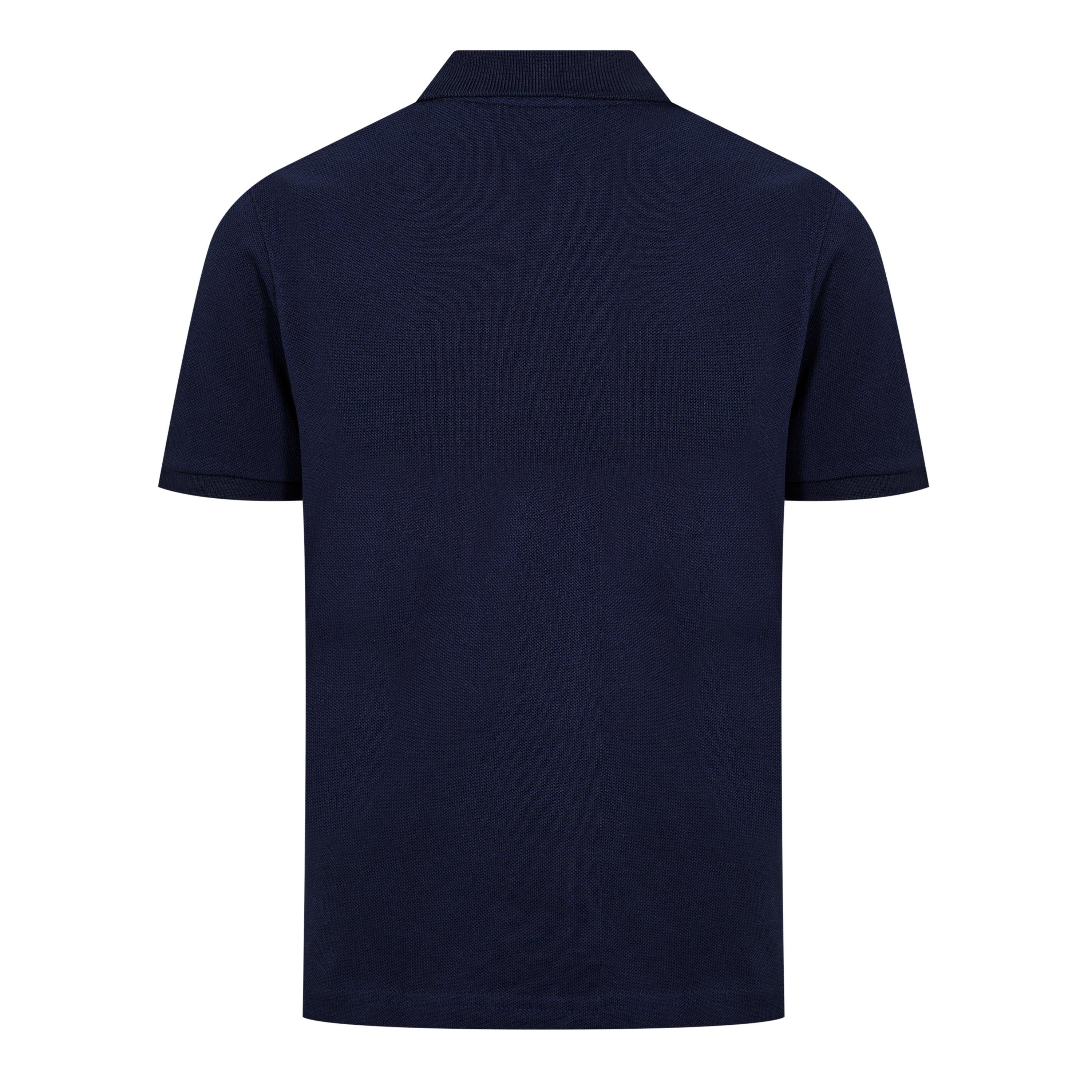 Navy 849 - Boss - Kids Short-Sleeve Polo with Logo Design - 2