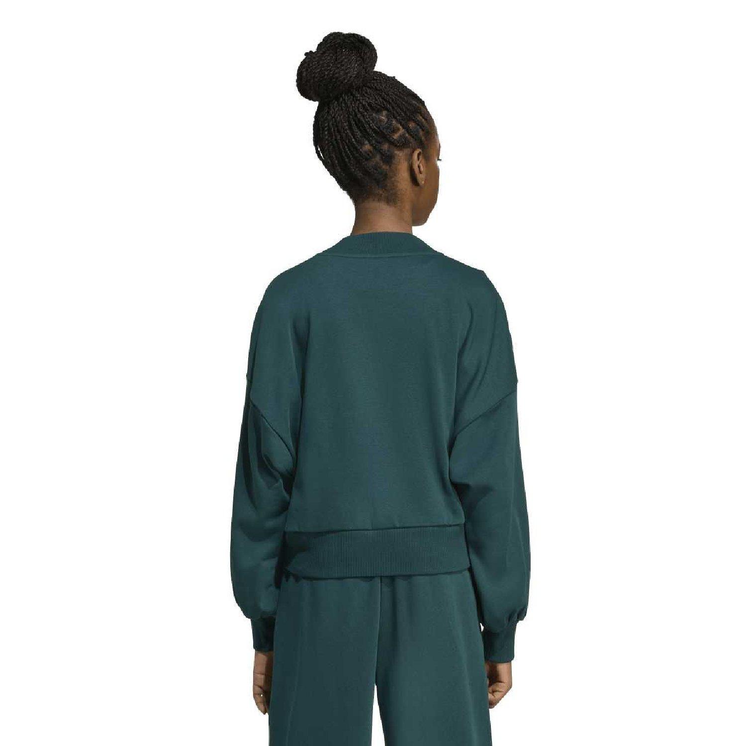 aurora bršljan - adidas - adidas Seasonal Essentials Collegiate Typography Sweatshirt - 3