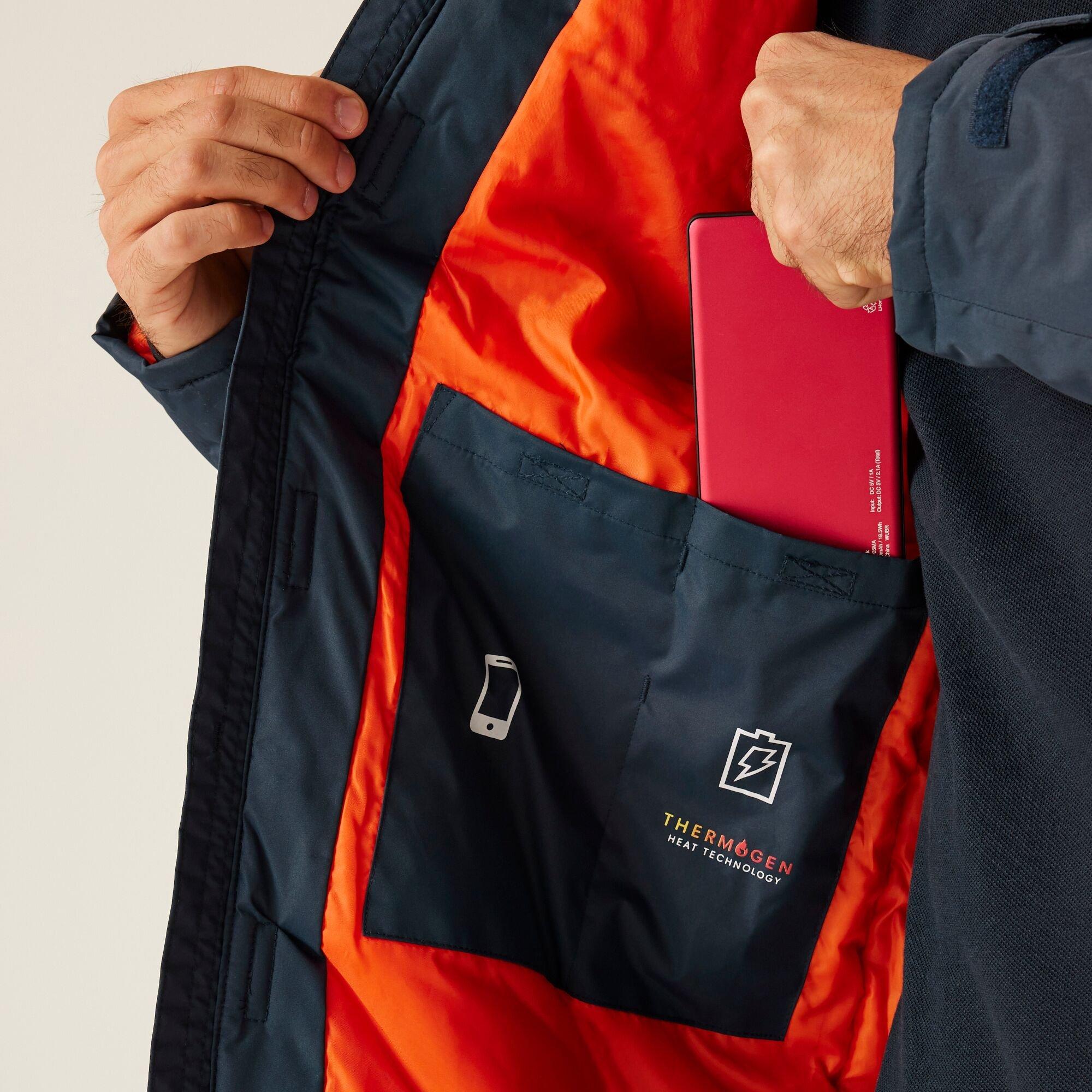 Navy/Magma - Regatta - Thermogen Powercell 5000 Waterproof Jacket - 5
