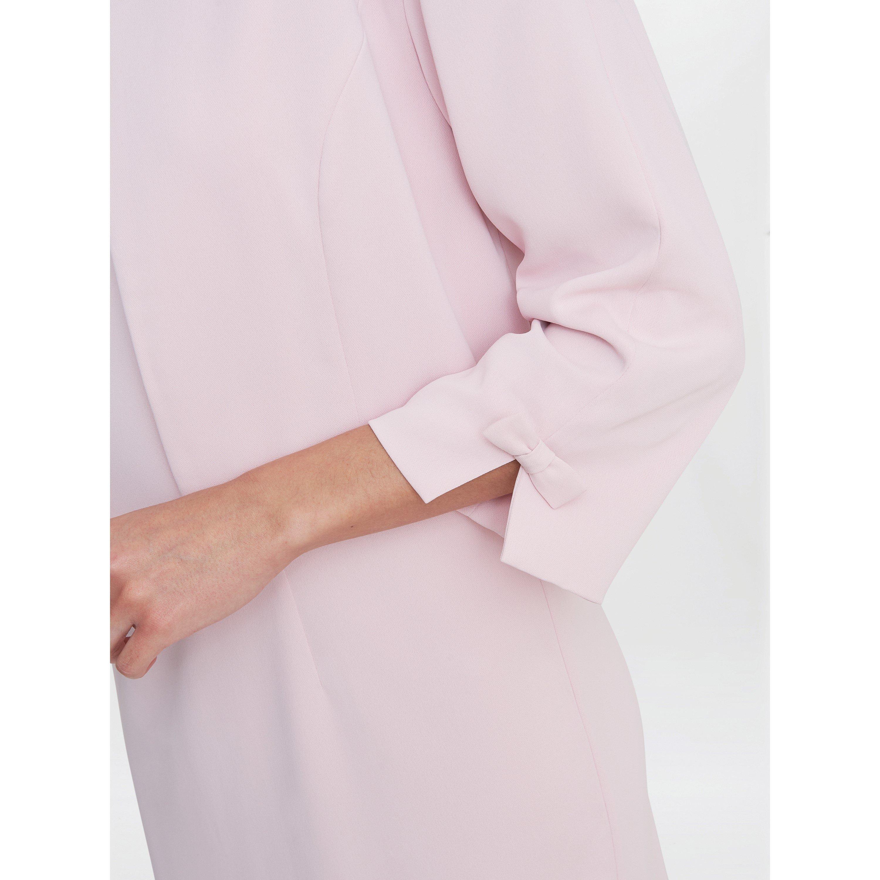Potpourri Pink - Gina Bacconi - Corinne Crepe Dress And Jacket - 5