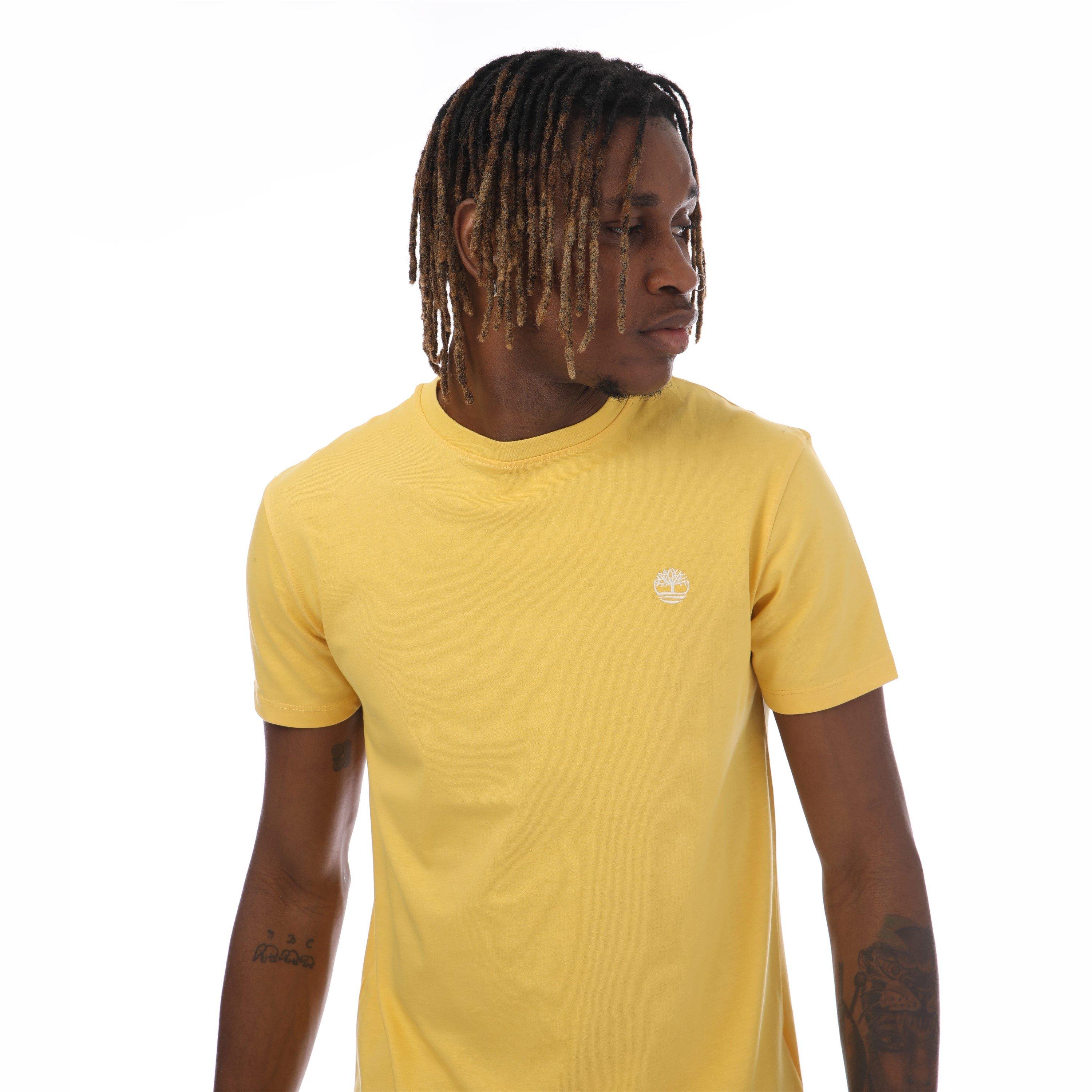 Yellow - Timberland - Dunstan River Crew Neck T-Shirt - 3