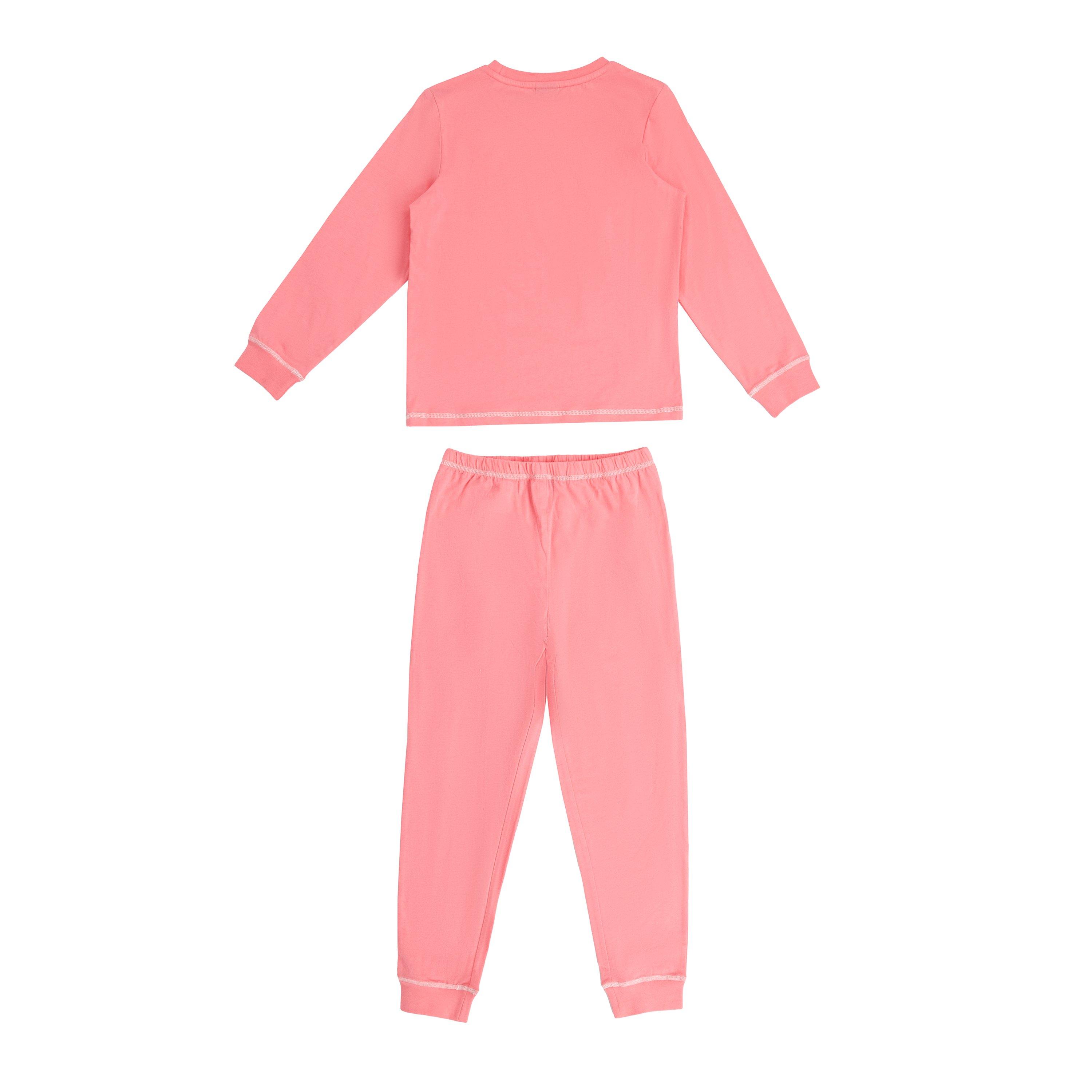 Pink/Orange - Star - Leopard Pyjamas 3pk Girl - 5