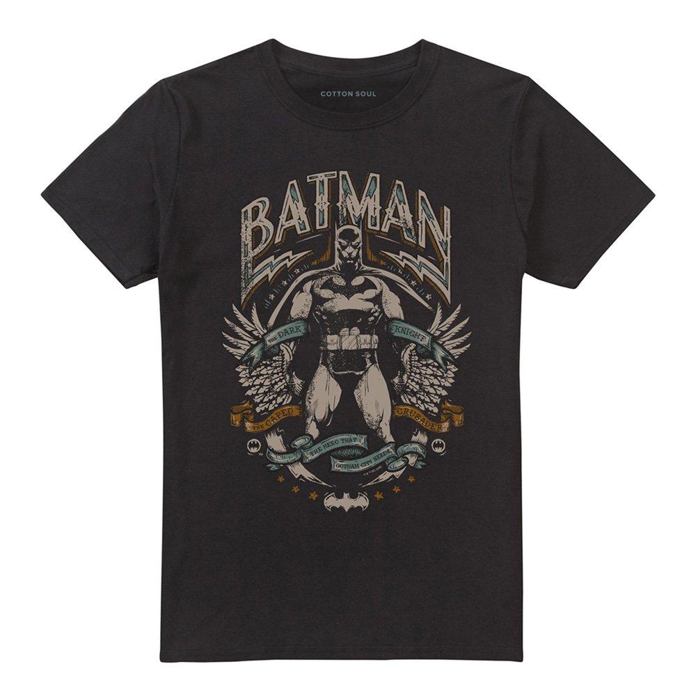 Black - DC Comics - Gotham Hero Mens T-Shirt - 4