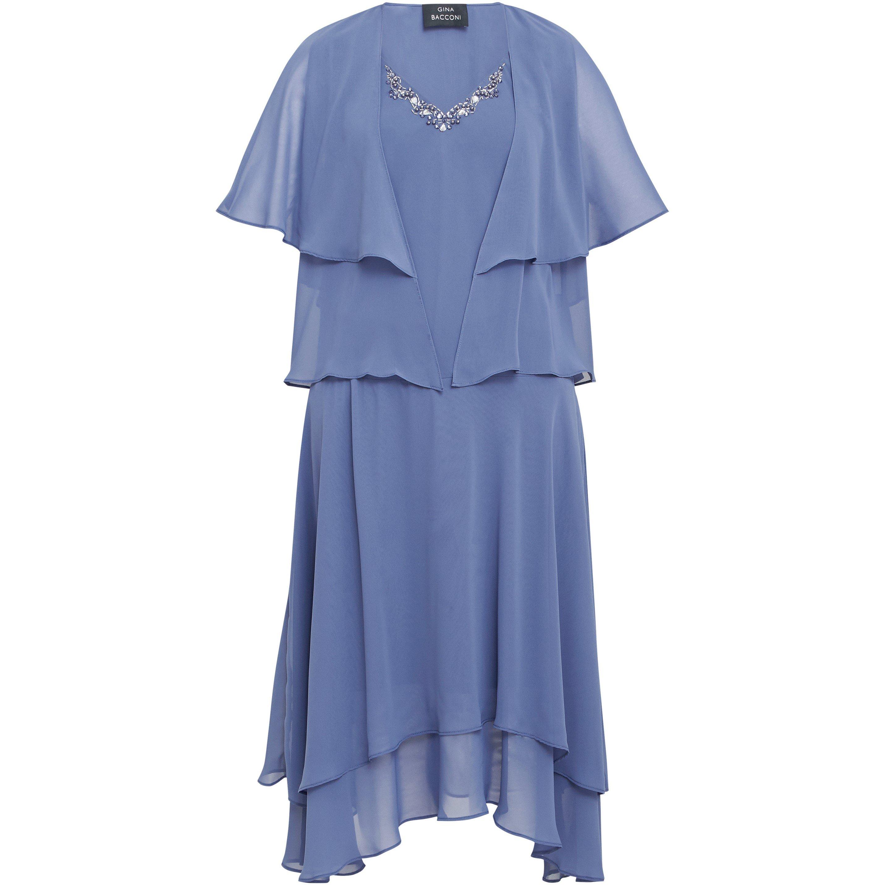 Wedgewood - Gina Bacconi - Cheryl Midi V Neck Dress And Jacket - 4