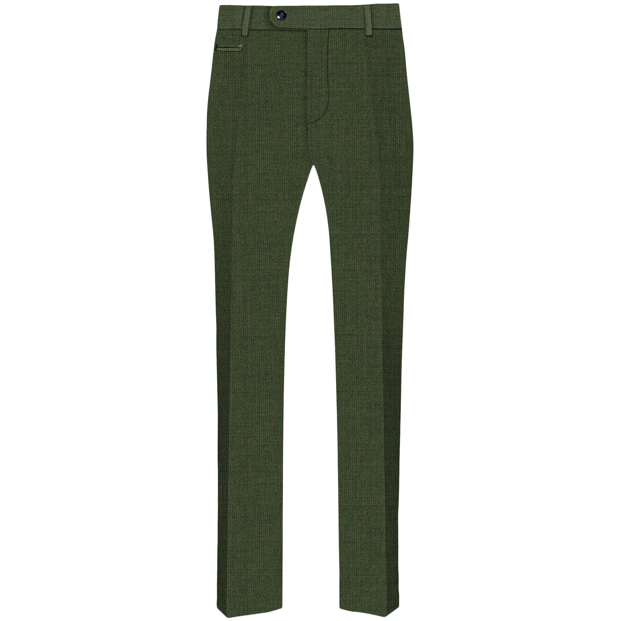 Green - Boss - H-Genius Slim-Fit Trousers - 1