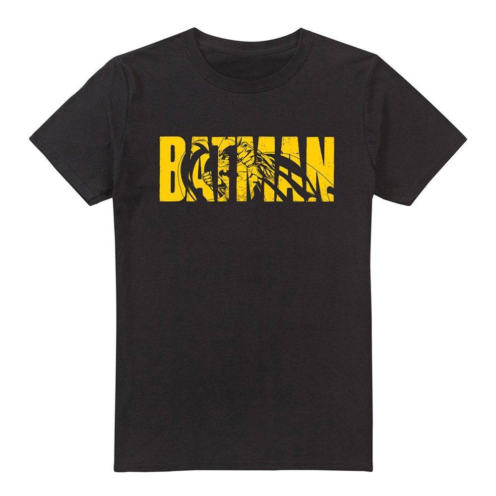 Black - Batman - Batman Text Mens Mens T-Shirt Black - 4