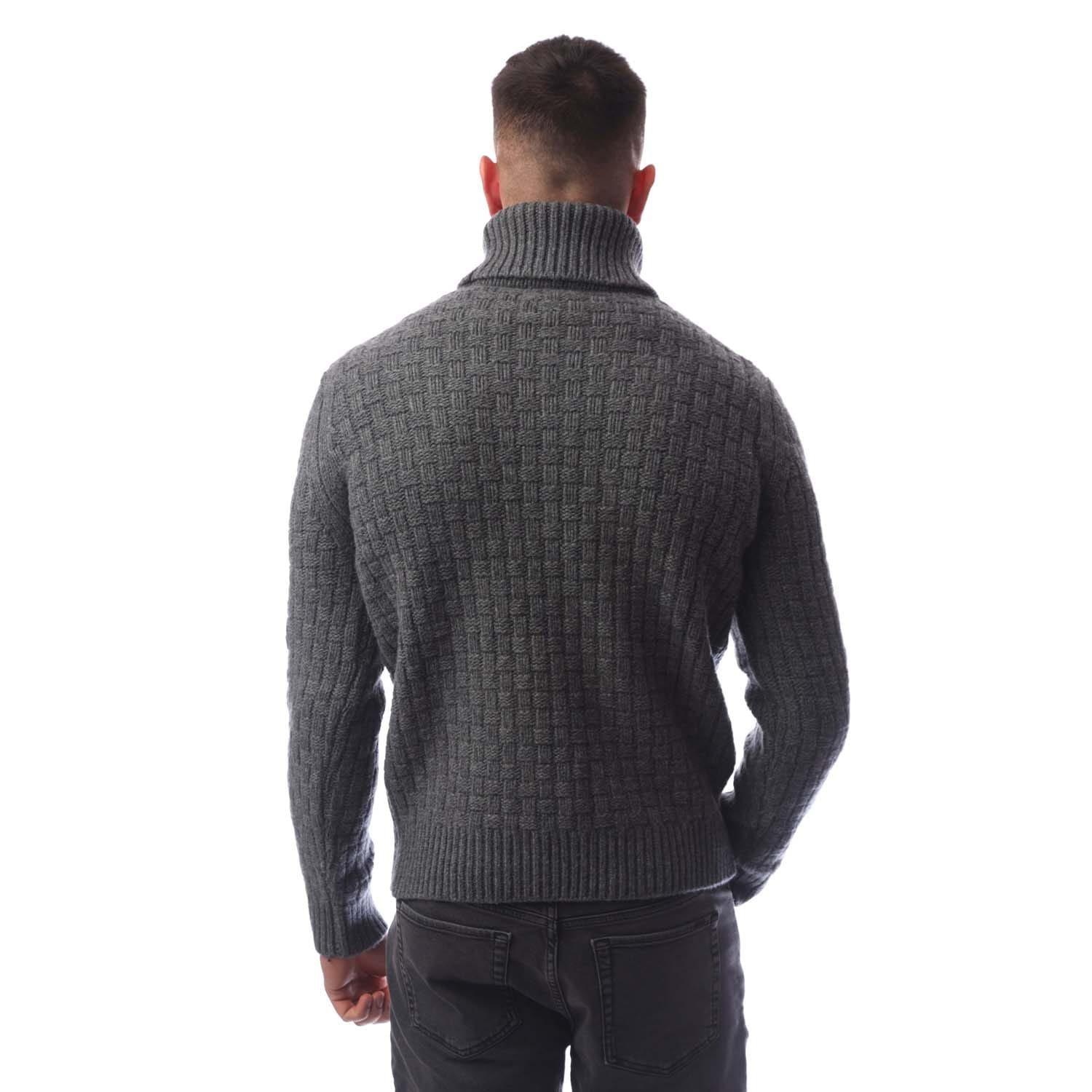 Grey - Belstaff - Steerage Roll Neck Jumper - 2