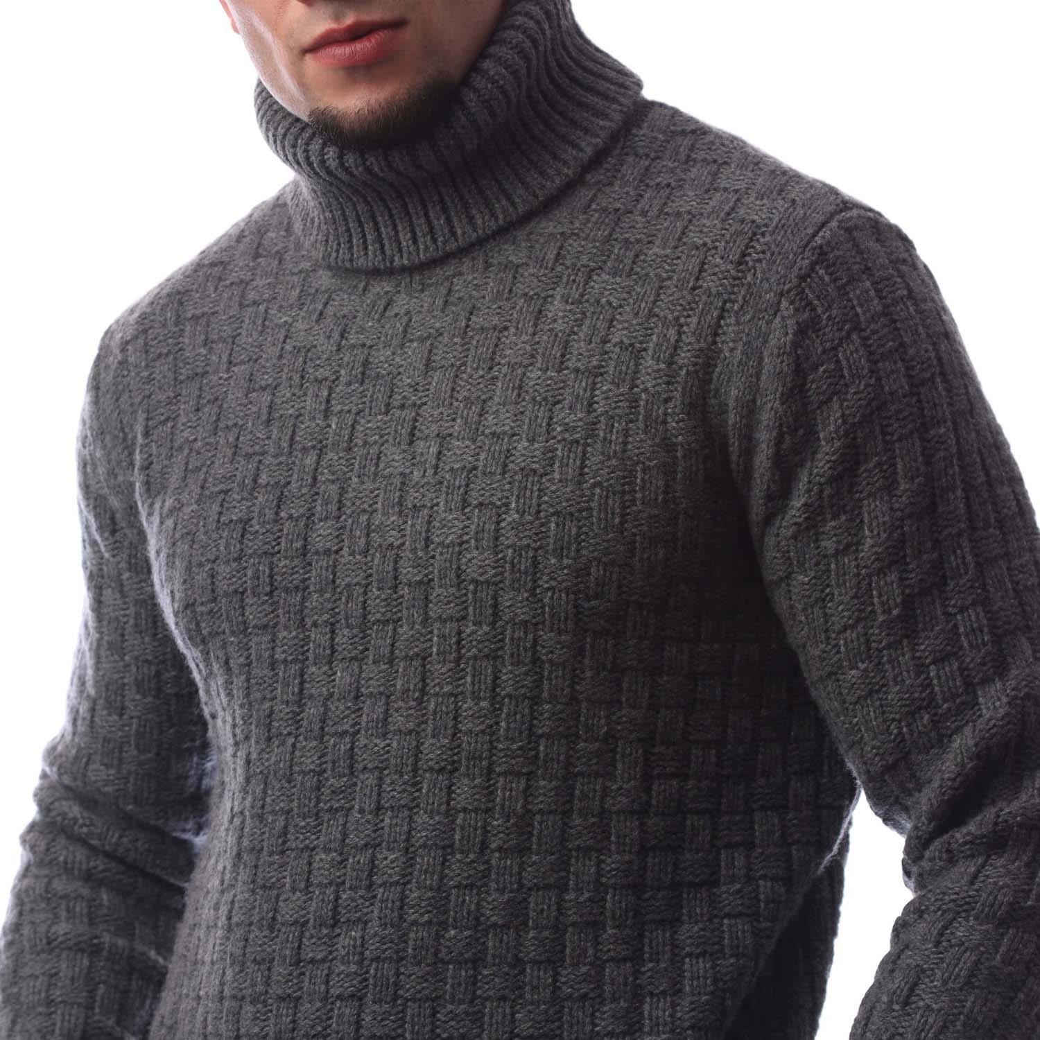 Grey - Belstaff - Steerage Roll Neck Jumper - 3