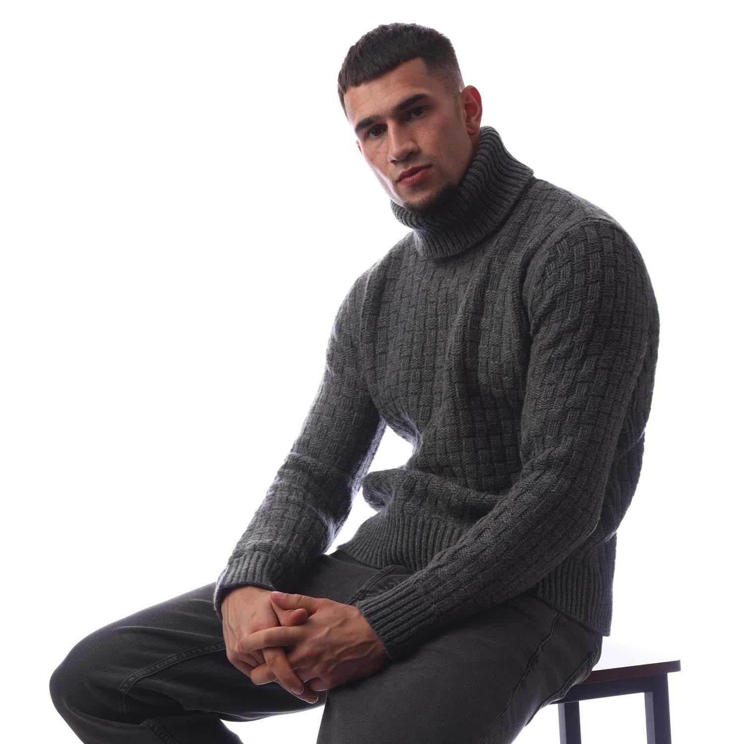 Grey - Belstaff - Steerage Roll Neck Jumper - 4