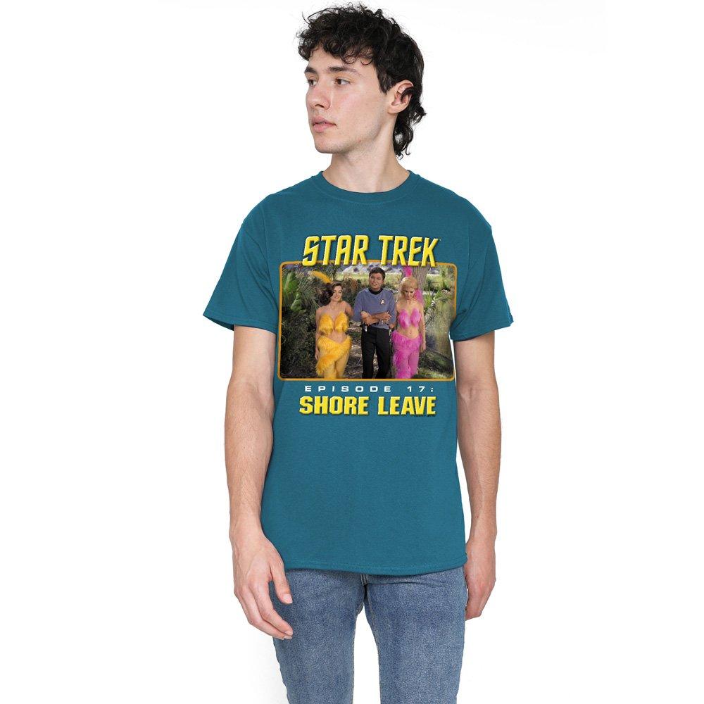 Grey - Star Trek - St Original Shore Leave T Shirt Slate - 1