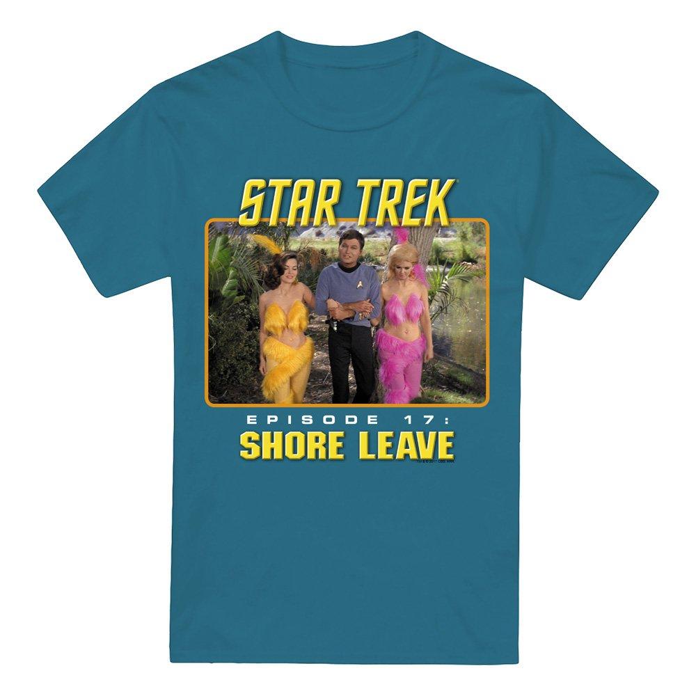 Grey - Star Trek - St Original Shore Leave T Shirt Slate - 4