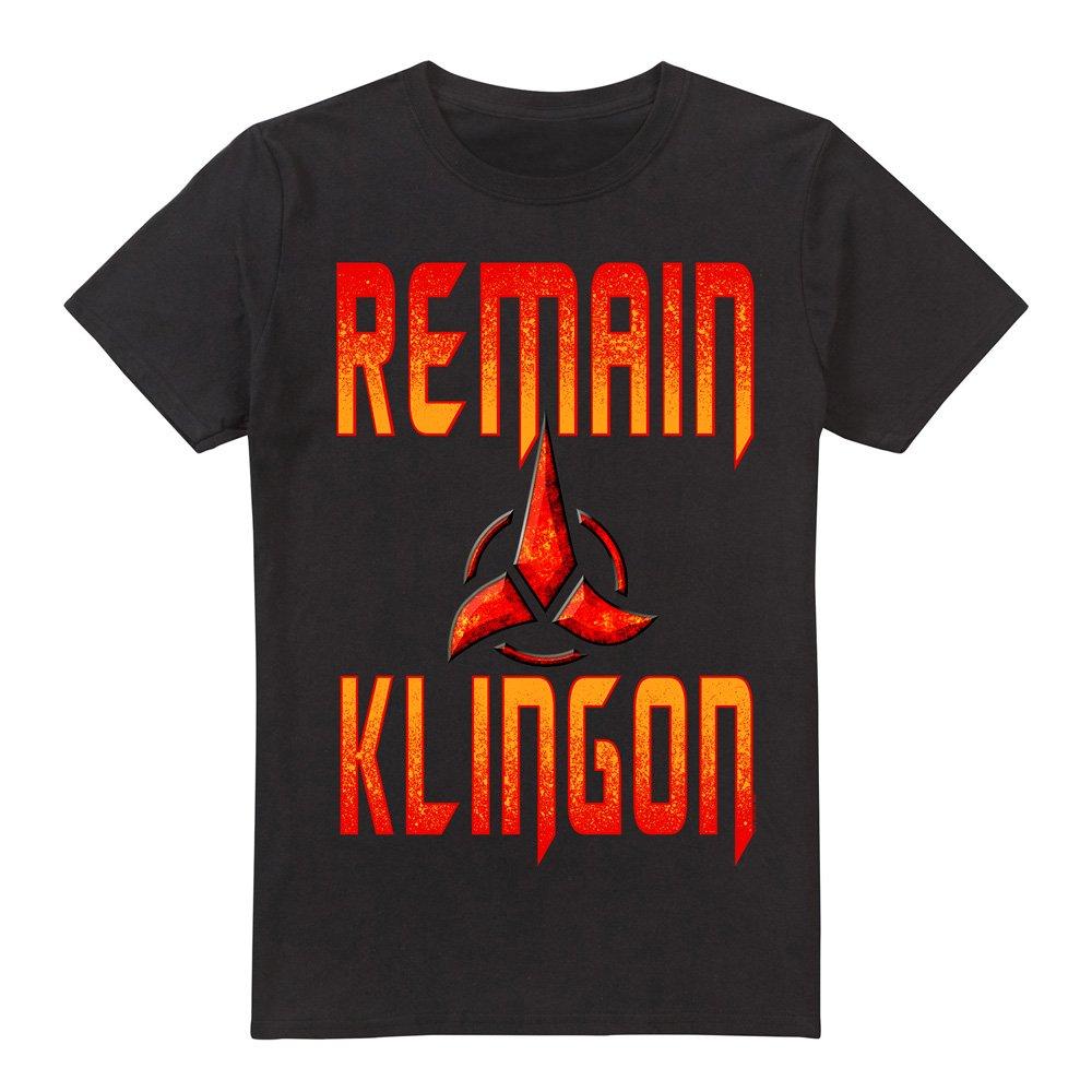 Black - Star Trek - Star Trek Discovery Remain Klingon T Shirt Black - 4