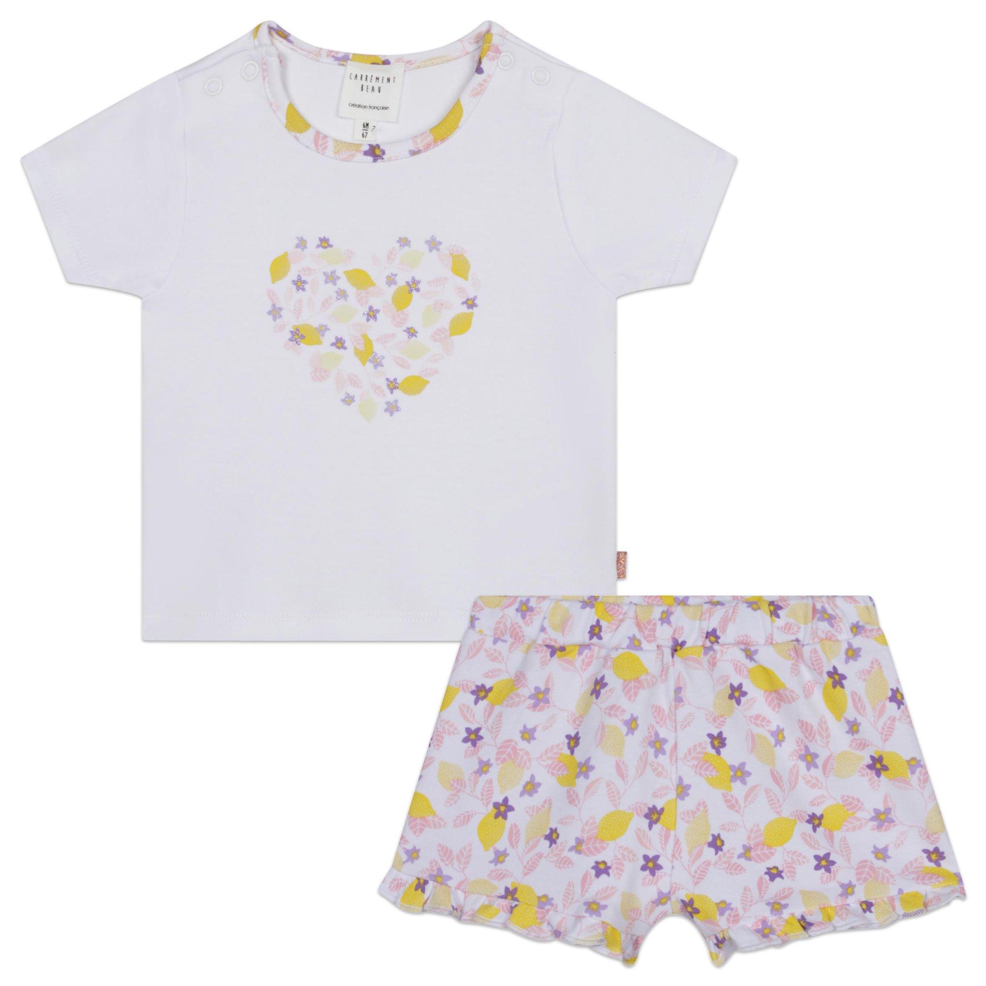 White 10P - Carrement Beau - Kids' Shirt Clothing Set - 1