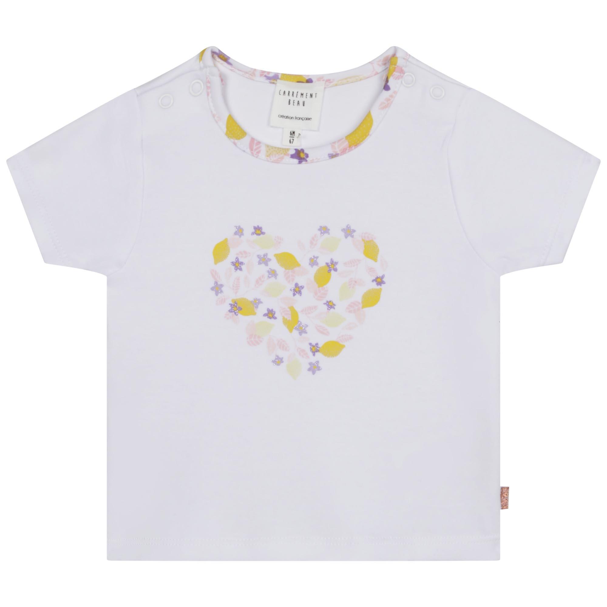 White 10P - Carrement Beau - Kids' Shirt Clothing Set - 2