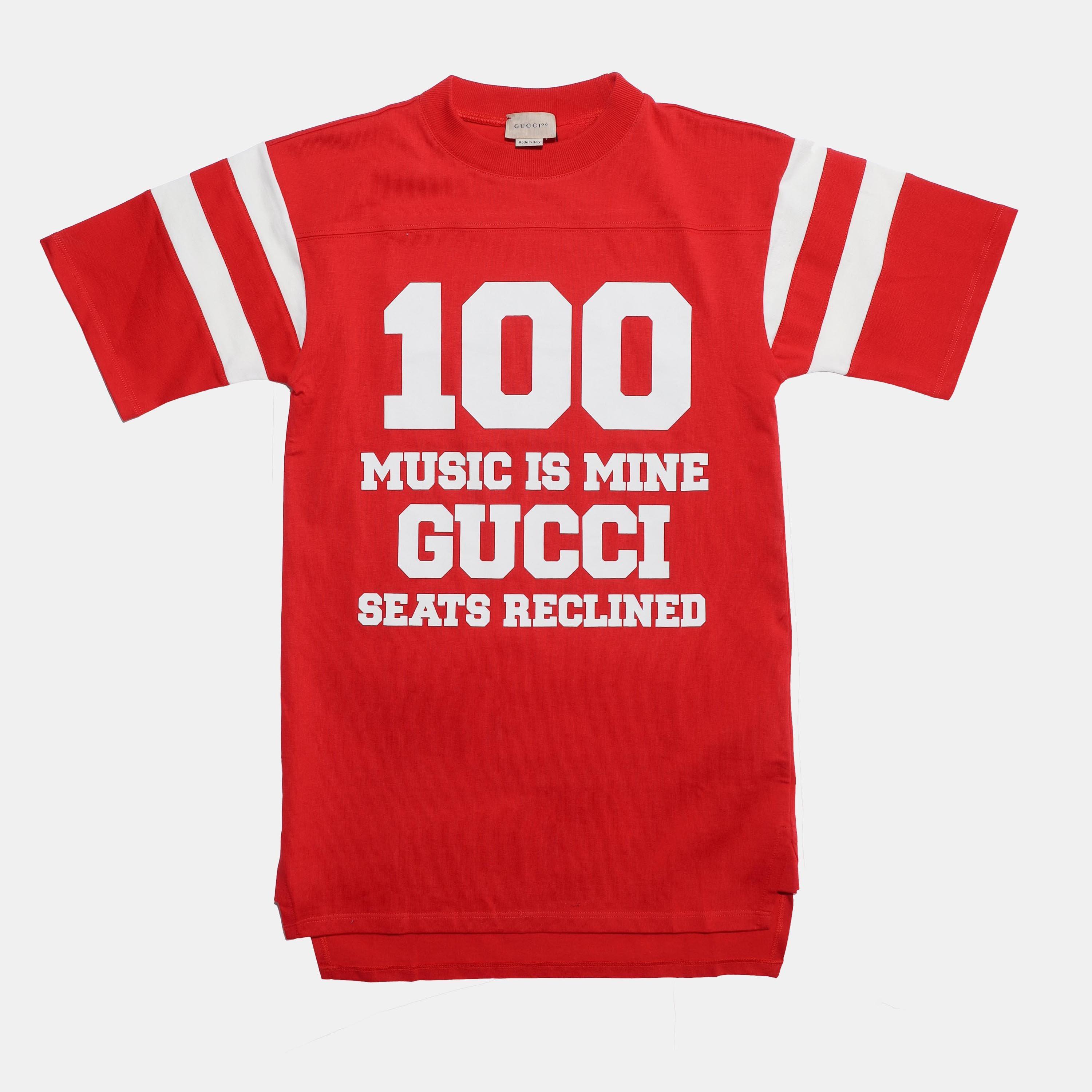 Live Red/Milk - Gucci - Kids' T-Shirt Dress - 1