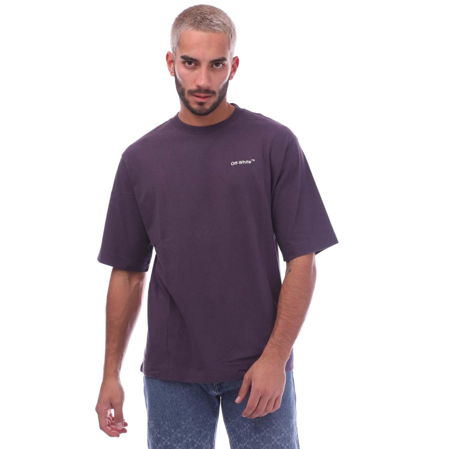 Purple - Off White - Caravaggio Crownin Skate T-Shirt - 1