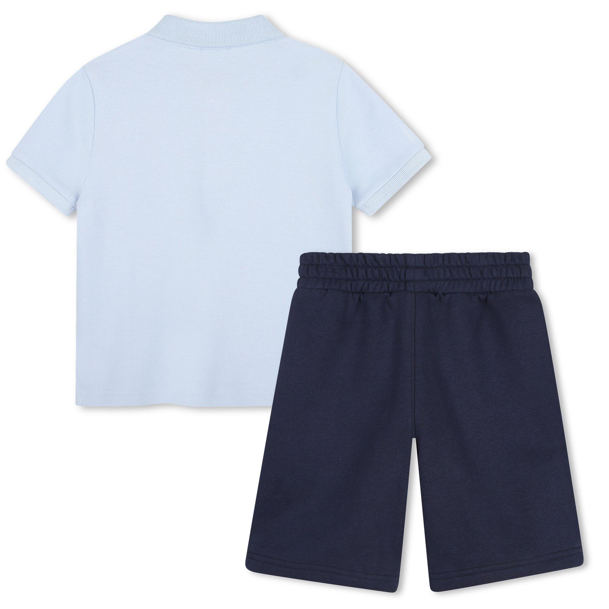 Light Blue/Navy - Boss - Kids' Clothing Set - 2