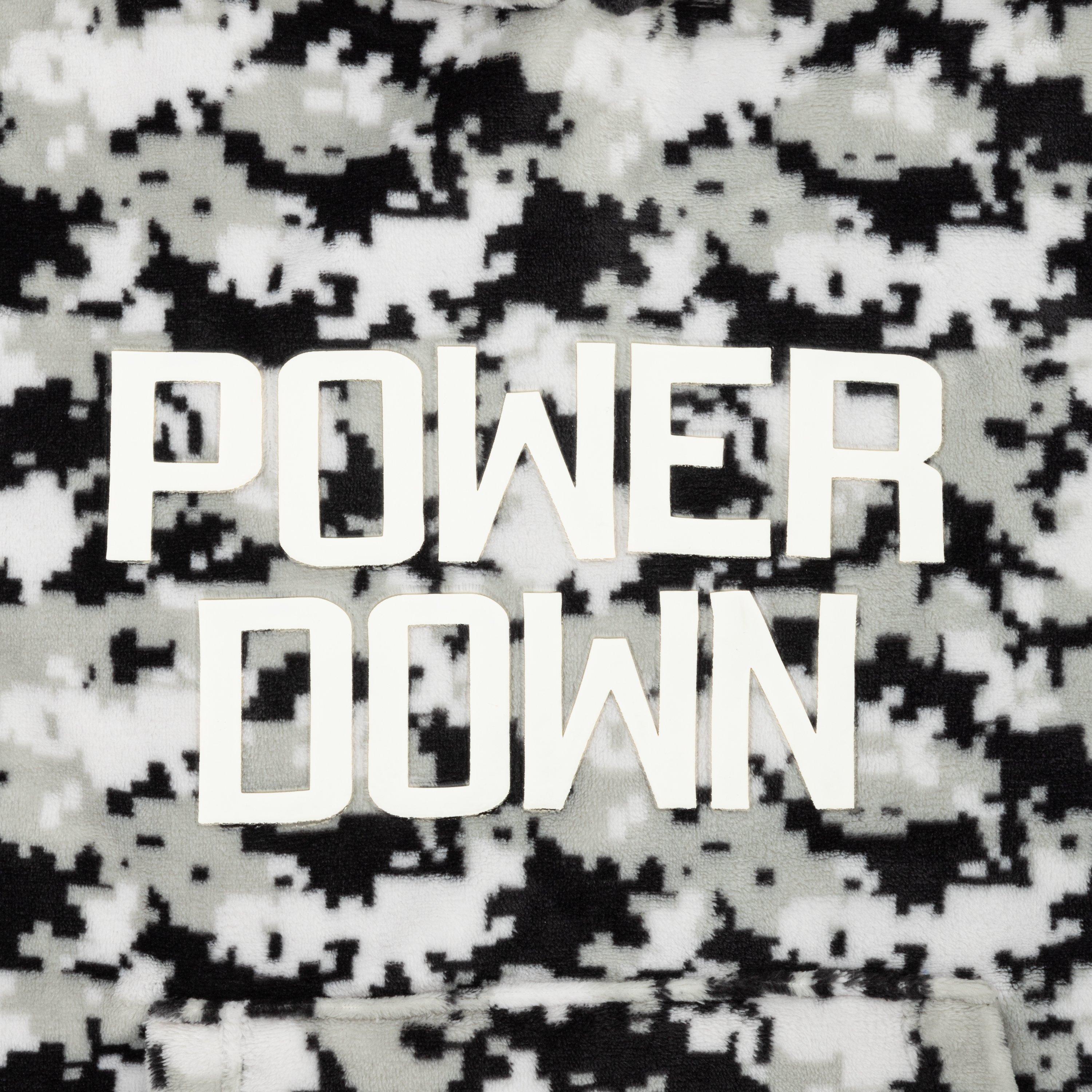 Grey - Star - Oversize Fleece Hoody Pant Set Boy - 3