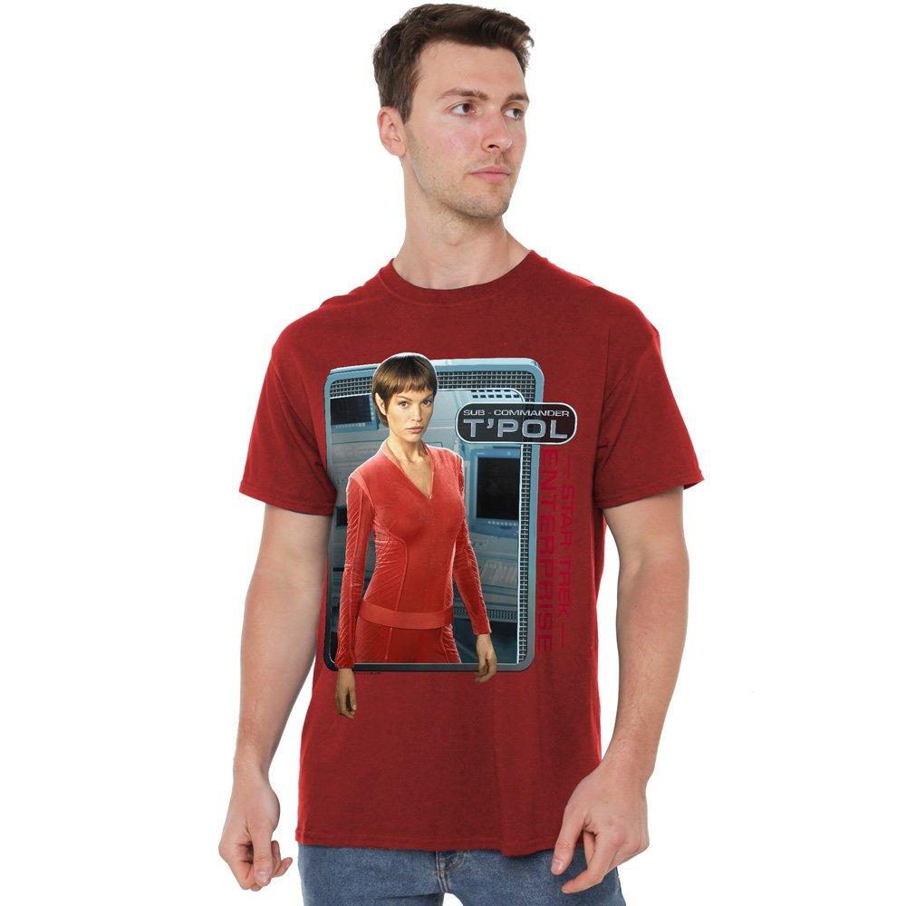 Red - Star Trek - Star Trek Tpol T Shirt Cardinal - 1