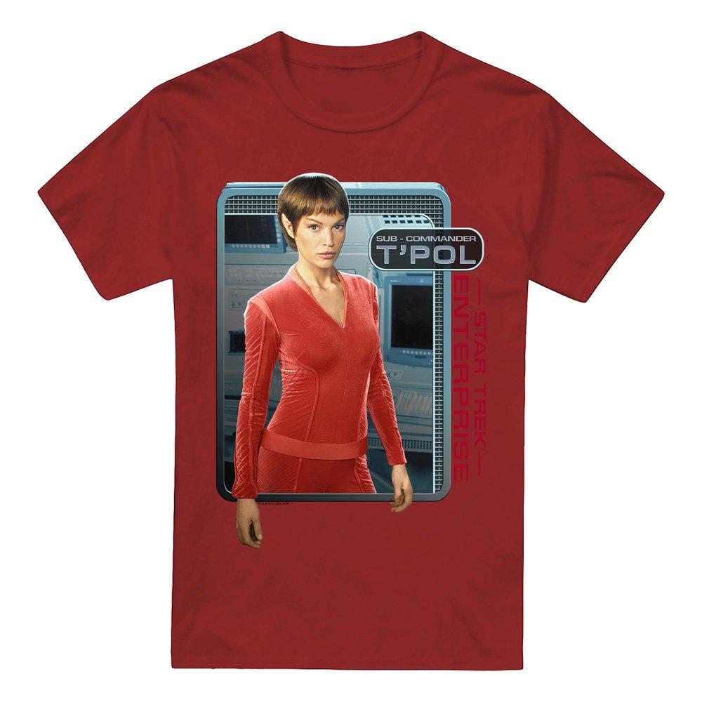 Red - Star Trek - Star Trek Tpol T Shirt Cardinal - 4