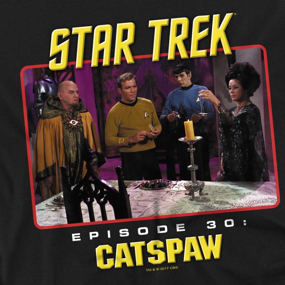 Black - Star Trek - Star Trek Original Cats Paw T Shirt Black - 2