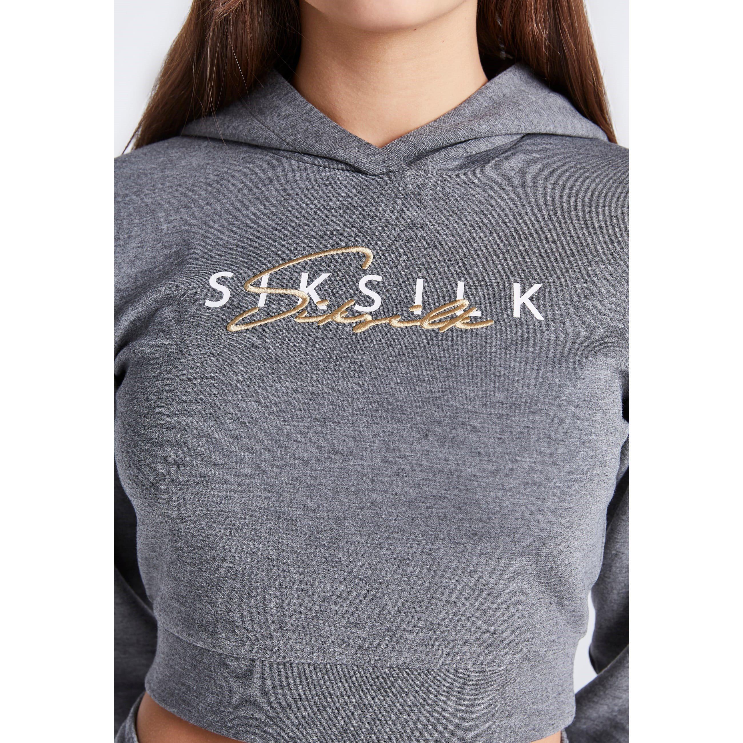 Grey Marl - SikSilk - Signature Track Top - 2