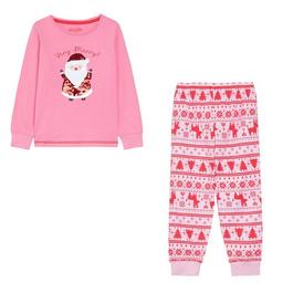 Be You Girls Younger Girls Christmas Reversible Sequin Santa Pyjama