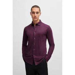 Boss Garment-Dyed Slim-Fit Shirt
