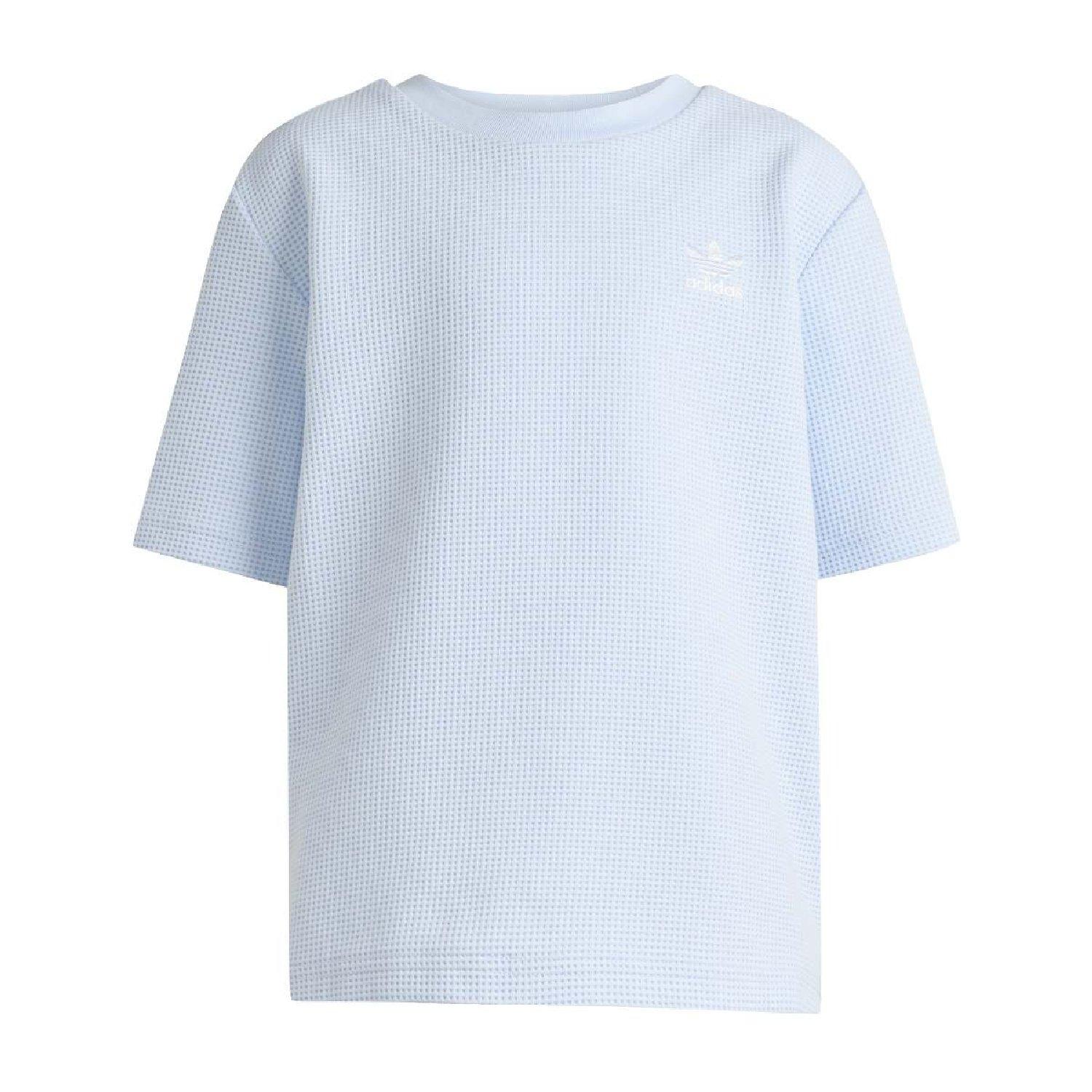 Crystal Sky - adidas Originals - adidas Originals Loose Waffle Short T- Shirt Set - 2
