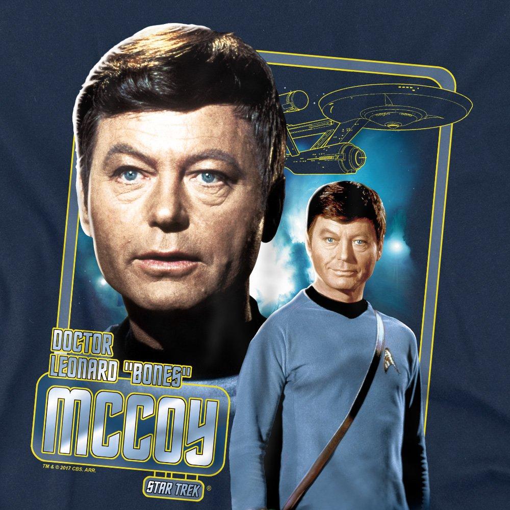 Navy - Star Trek - Star Trek Doctor Mccoy T Shirt Navy - 2