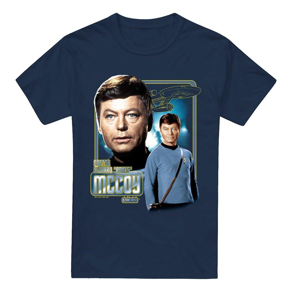 Navy - Star Trek - Star Trek Doctor Mccoy T Shirt Navy - 4
