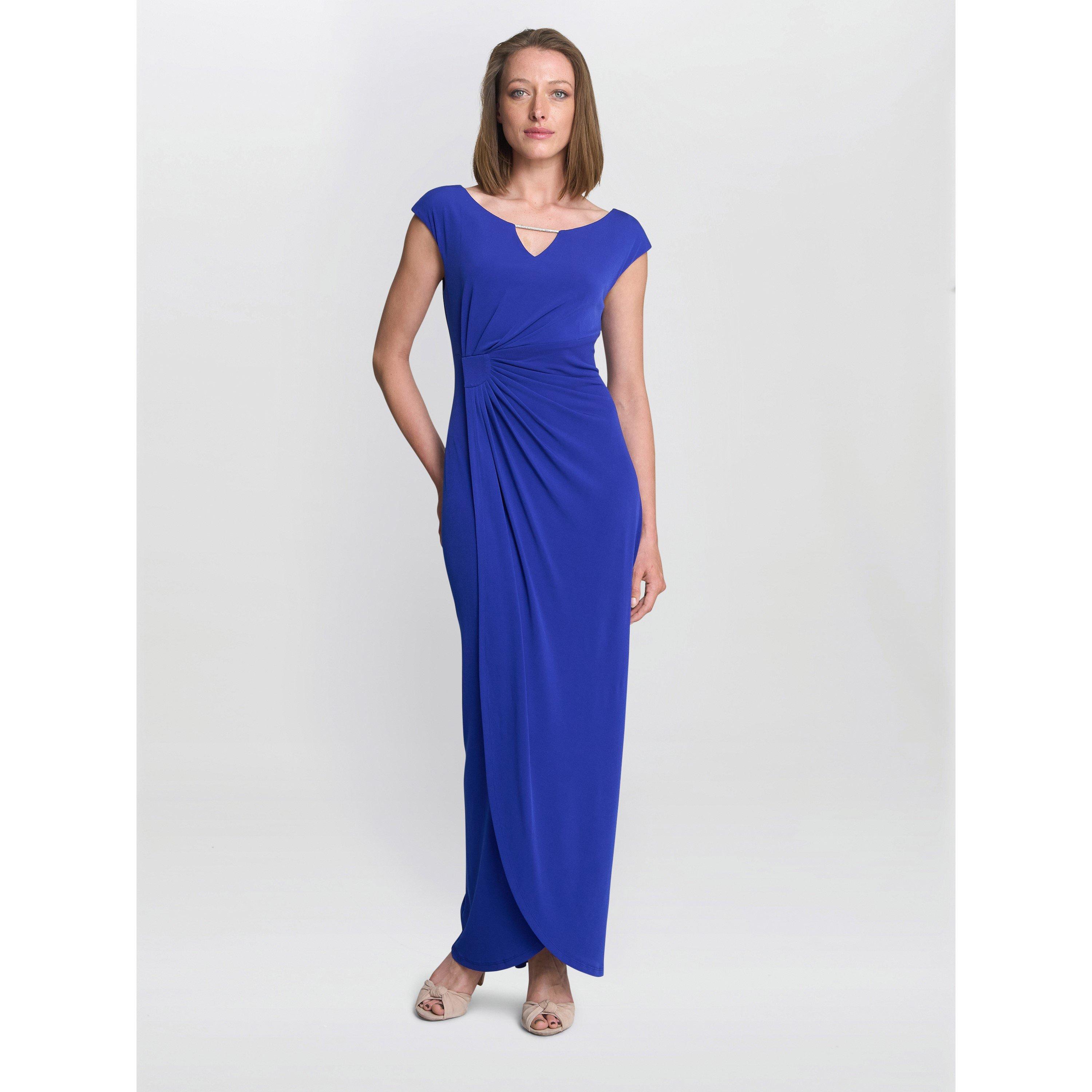 Cobalt - Gina Bacconi - Women's Eileen Jersey Maxi Ball Gown - 2