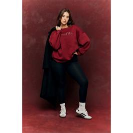fITS Burgundy Sport Crew Neck Sweatshirt