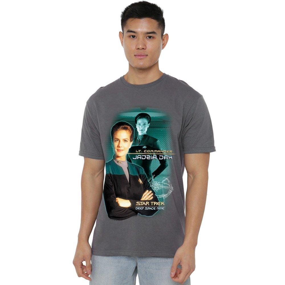 Grey - Star Trek - Star Trek Jadzia Dax T Shirt Charcoal - 1