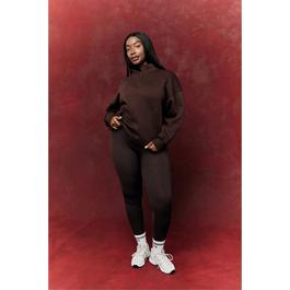 fITS Chocolate Fits Quarter Zip Printed Sweatshirt