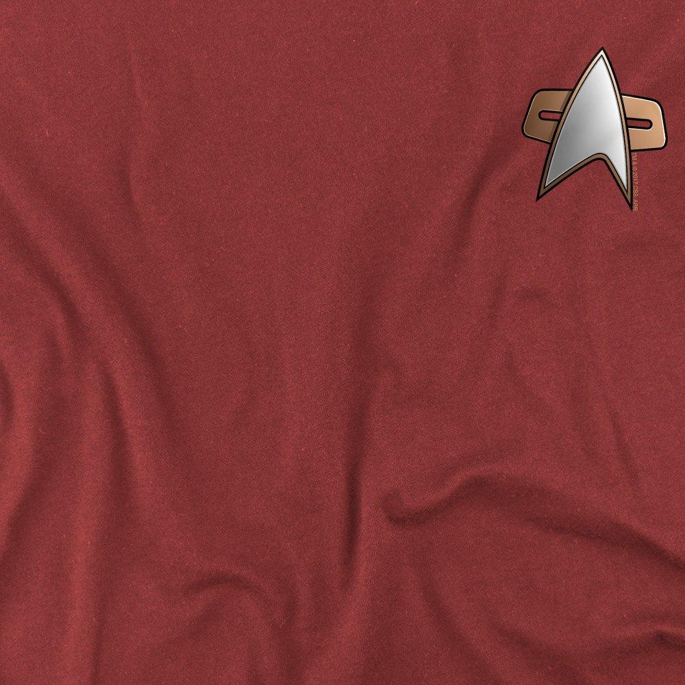 Red - Star Trek - Star Trek Ds9 Command Emblem T Shirt Cardinal - 2