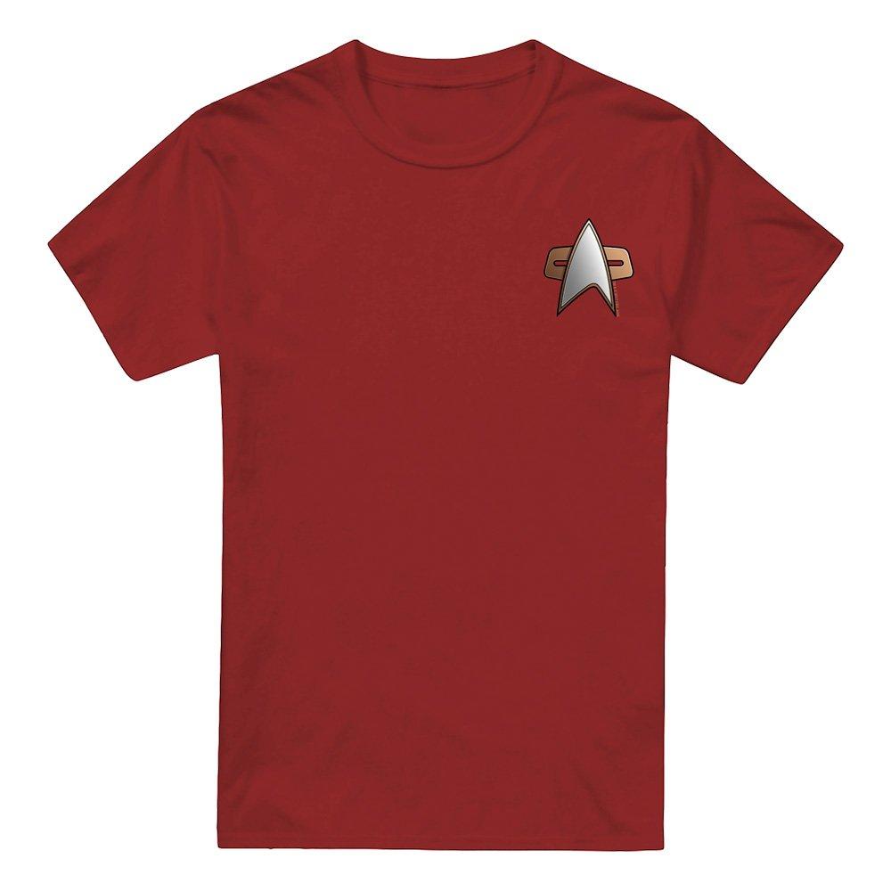 Red - Star Trek - Star Trek Ds9 Command Emblem T Shirt Cardinal - 4