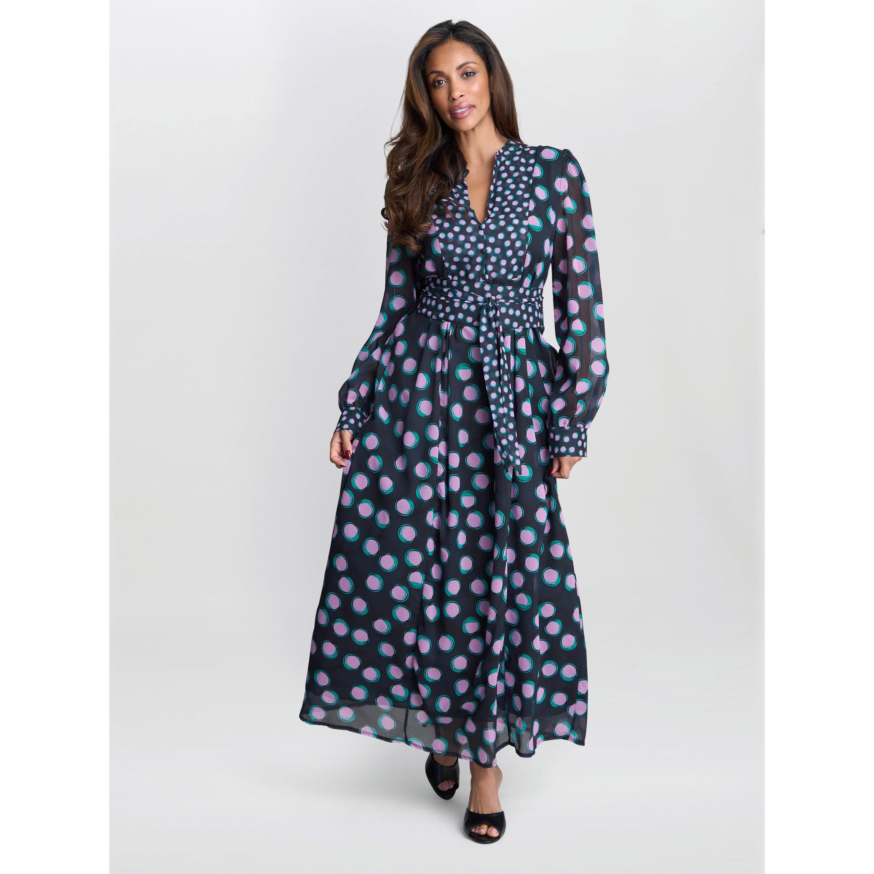 Black / Pink - Gina Bacconi - Renata Boho Dress - 2