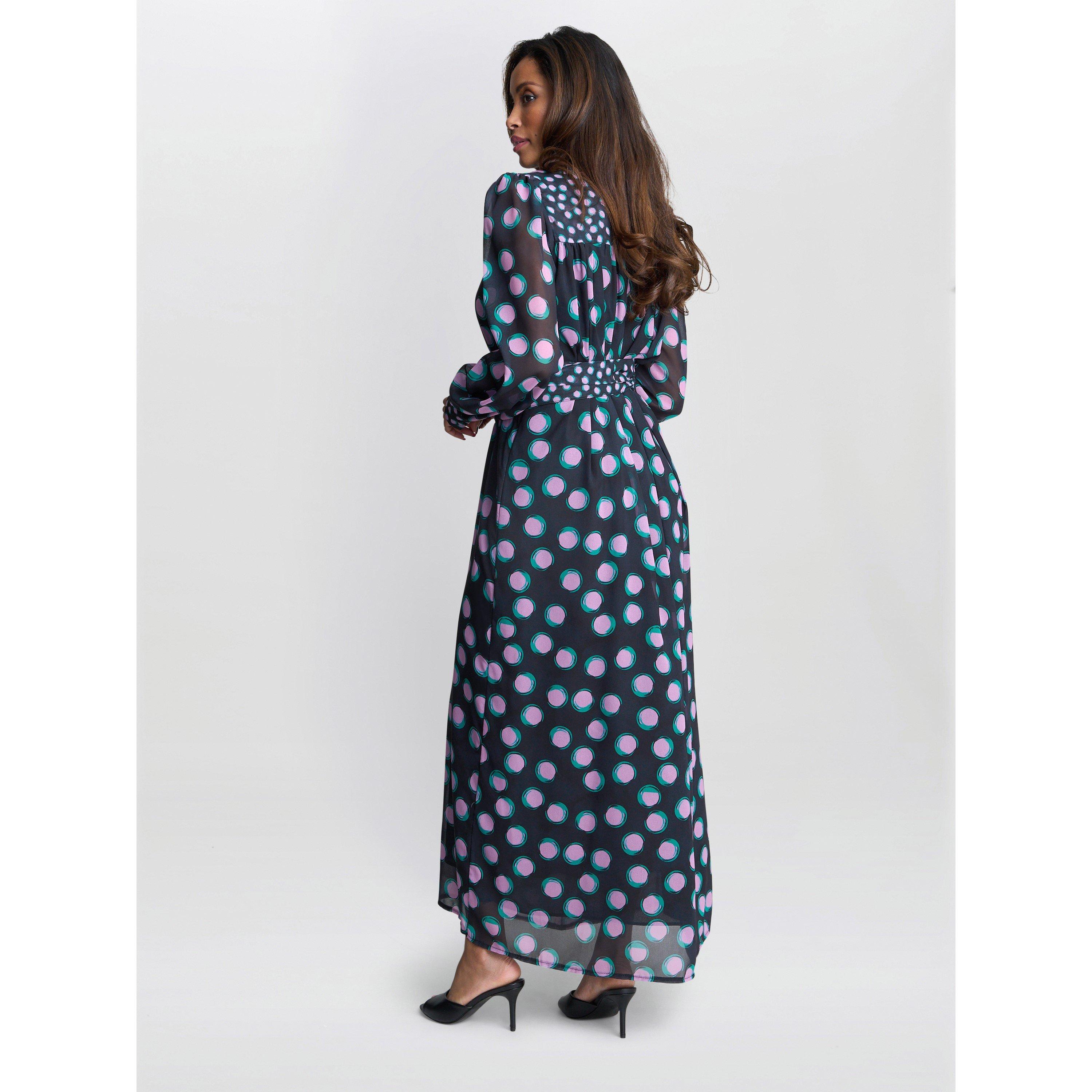 Black / Pink - Gina Bacconi - Renata Boho Dress - 3