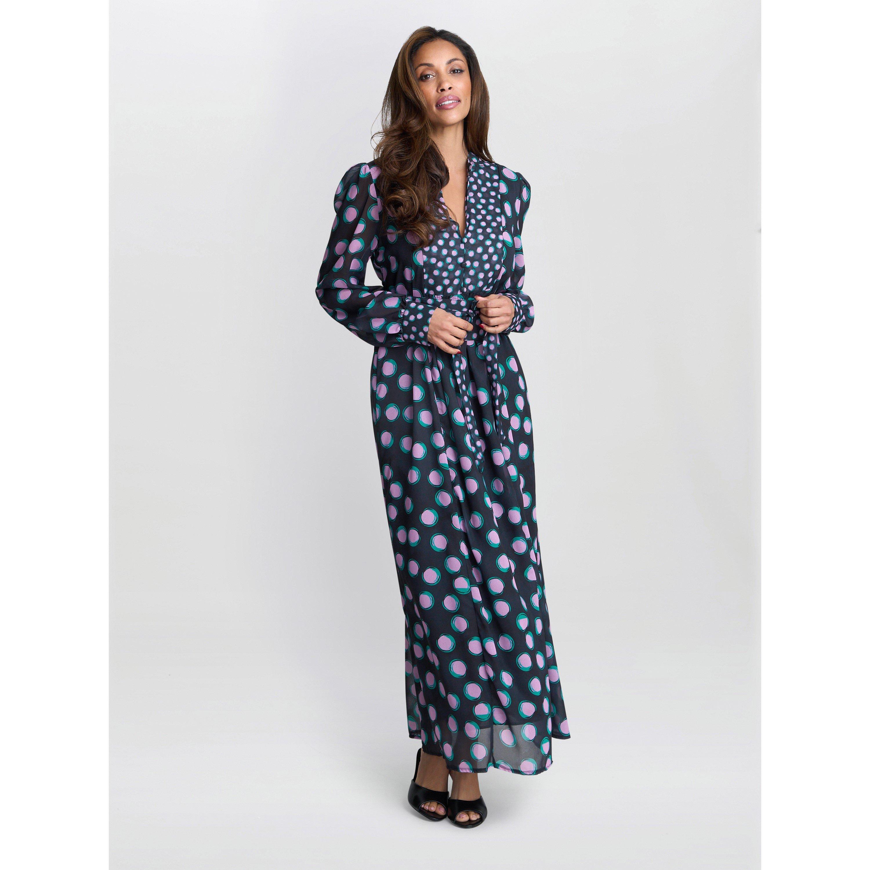 Black / Pink - Gina Bacconi - Renata Boho Dress - 4