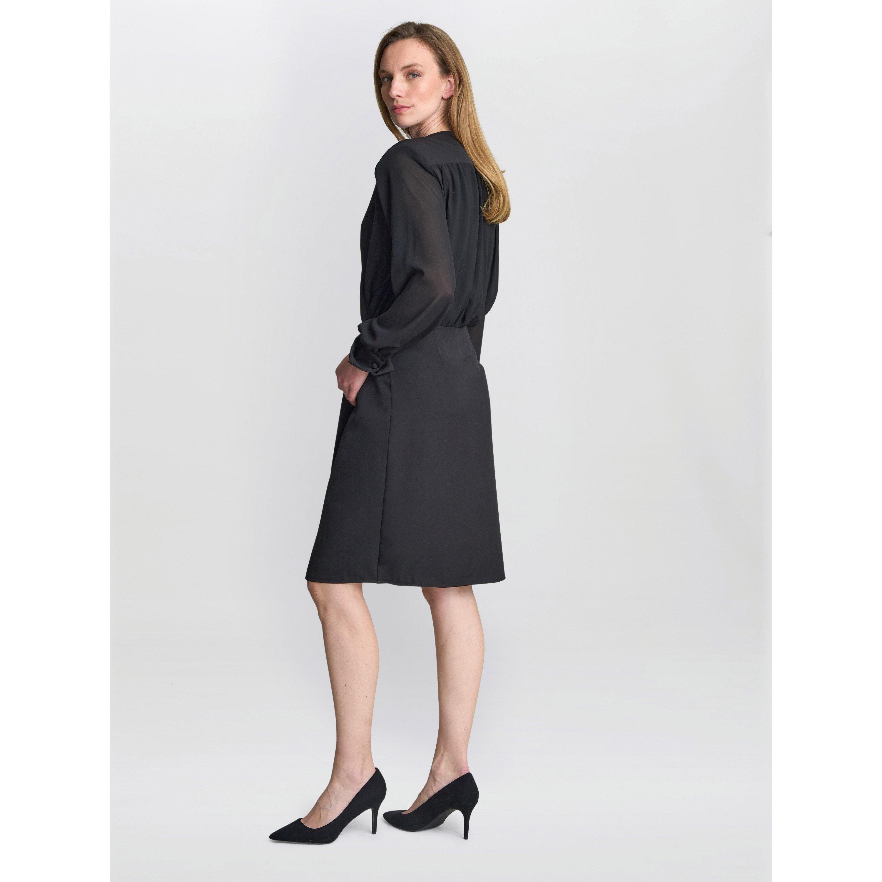 Black - Gina Bacconi - Women's RAE Sequin Jersey Dress - 2