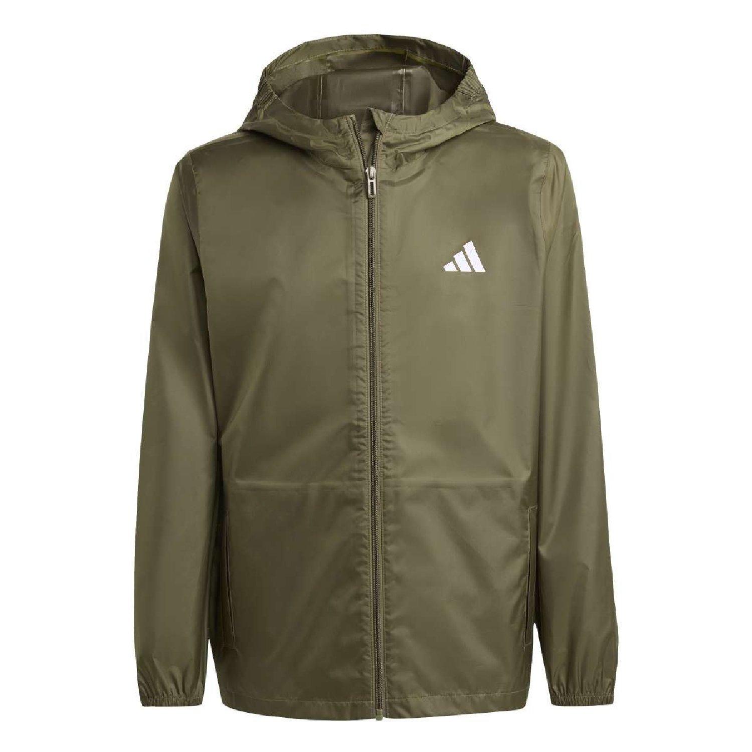 olive strata - adidas - adidas Rain Jacket - 1