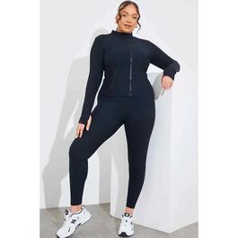 fITS Black Zip Through Jacket
