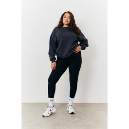 fITS Charcoal Distressed Fits Oversized Sweater