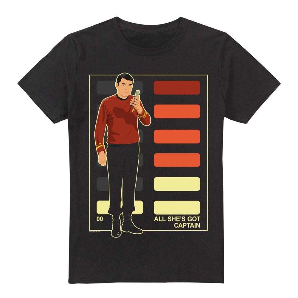 Black - Star Trek - Star Trek All Shes Got Captain T Shirt Black - 4