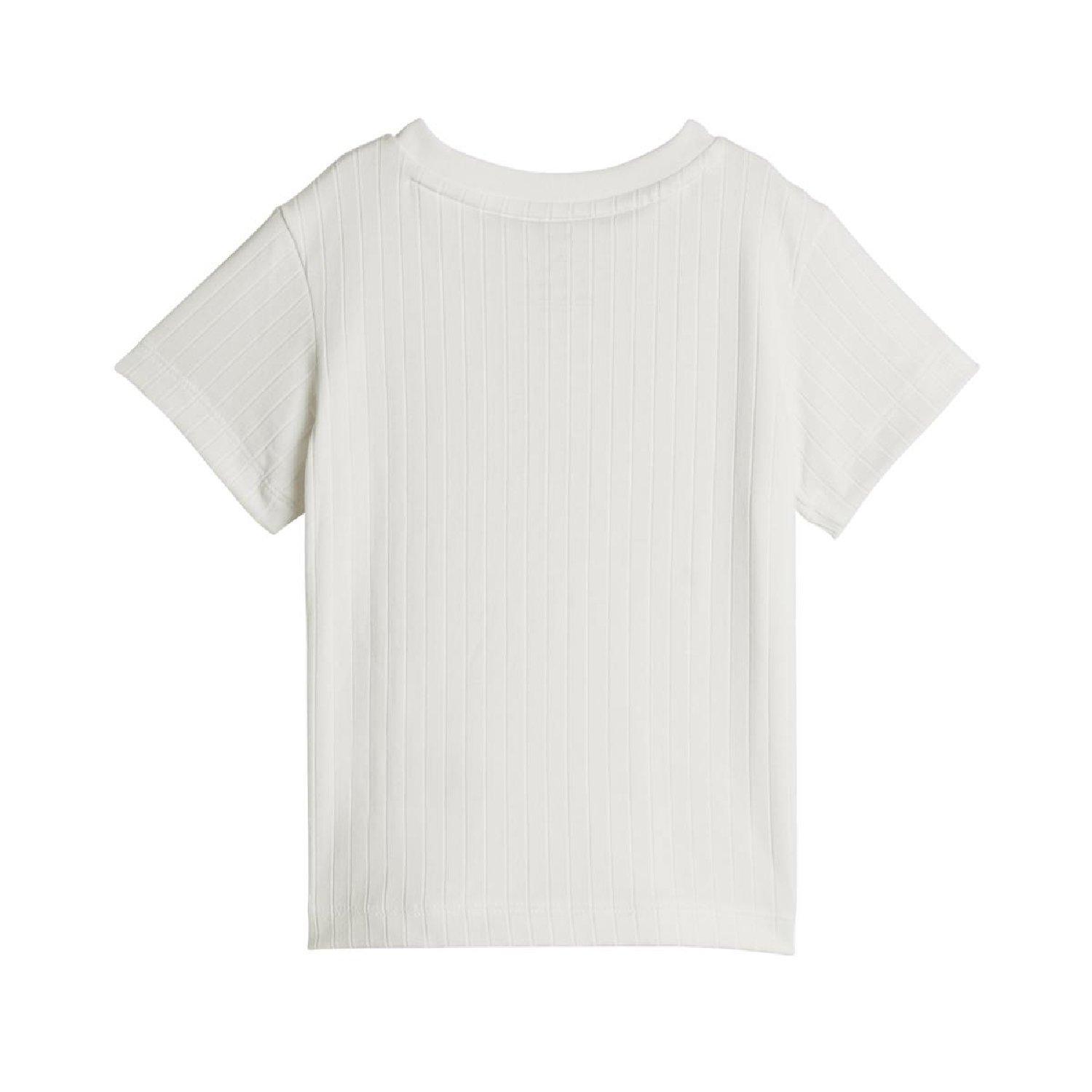 Green - adidas Originals - adidas Originals Regular Wide Rib Short T- Shirt Set - 6
